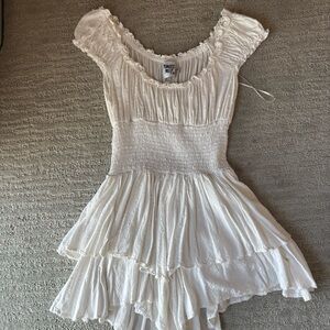 Princess Polly White Ruffled Romper